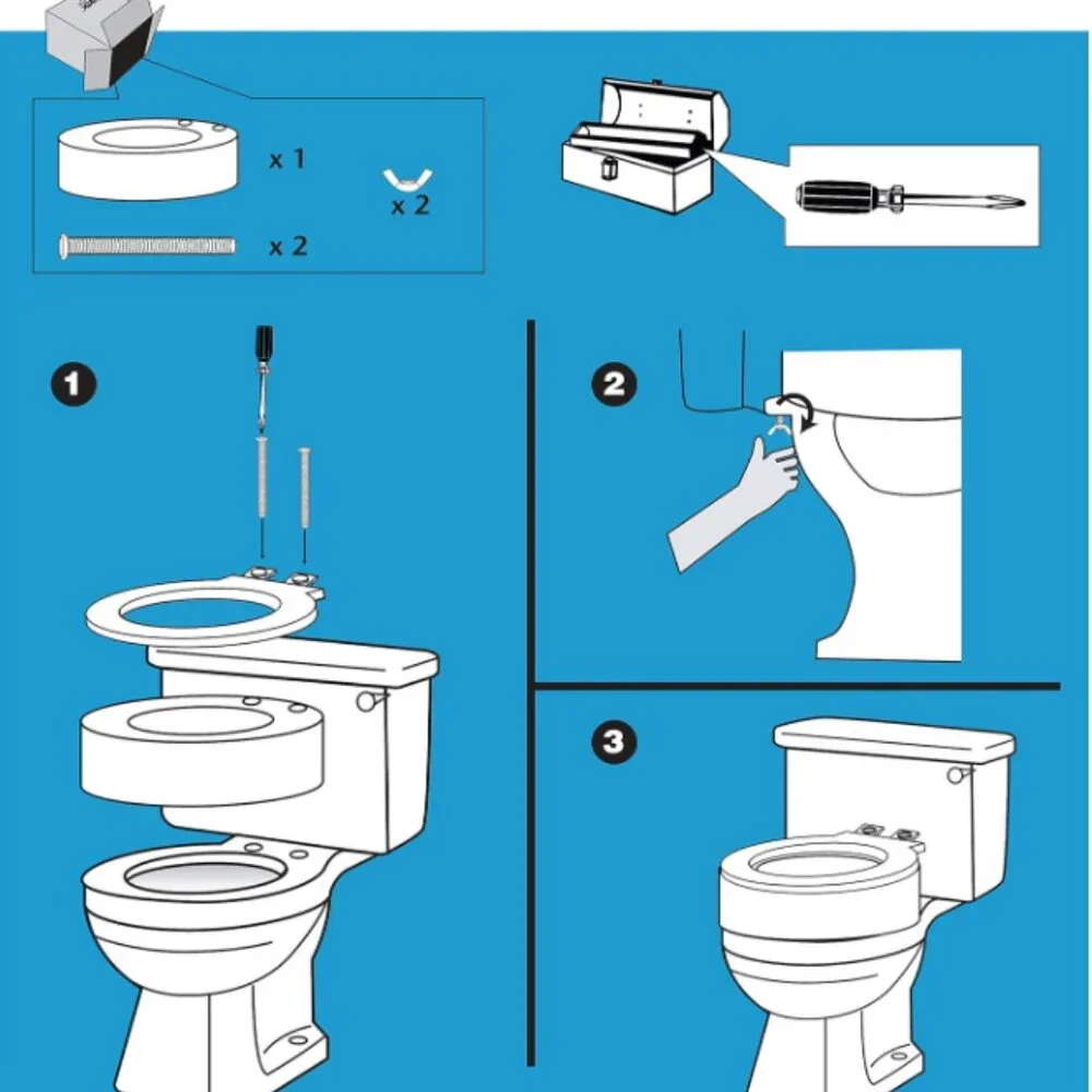 Carex toilet seat